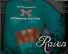 *R* Kitten Ribbon Cyan