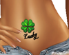 LuckyClover Belly Tattoo