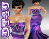 DT4U Purple Silver Gown