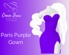 Paris Purple Gown