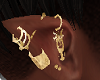 Gold Elf Ear Piercings