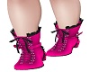 MY Pink Victorian Boots