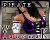 !Yk Pirate Dress Purple