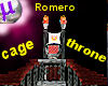 CAGED throne romero
