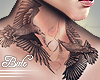Birds Tattoo Neck (R)