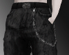 black jeans + chains