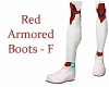 Red Armored Boots F