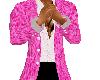 kat will pink suit top