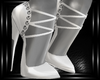 white elegance heels