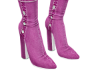Pink Barbie Denim Heels