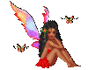 Pretty Ebony Angel Fairy