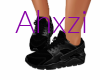 A| Black shoes