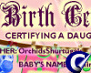 BirthCertificate-Orchids