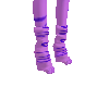 purple saber legwarmers