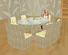 Tropical Wicker Table
