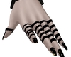 Gloves+ Gold/Black Nails