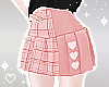  ♡ Heart Skirt Pink