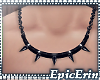 [E]*Black Spike Necklace