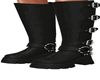 Biker Boots Black Long
