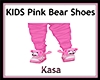 KIDS Pink Bear Shoes