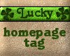 Lucky homepage tag
