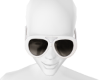 Aviator glasses white A