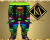 Skull Pants + Suspenders