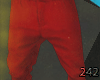 {K.M} Str8 Red Joggers