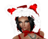 Christmas Red Wolf Hat