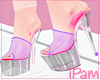 p. purp transparent heel