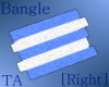 Blue/White Bangle[Right]
