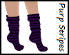 Purple Striped Socks