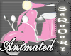 The Pink Vespa Scooter