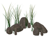 Rocks + Grass