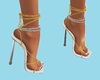 Chloe Sat Heels Yellow