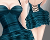 corset tutu blue