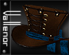 -V- Steampunk Hat Blue