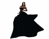 black ball gown