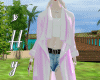M' Pink Belted Cardi