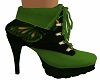 Green Butterfly Boots