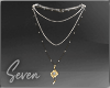 !7 Gold Diamond Necklace