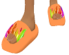 flame sandals orange f