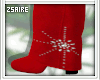 {ZDK} Red Tall Boots