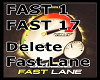 Delete - Fast Lane