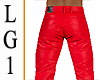 LG1  Red Leather Pants