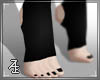 (M)Black Gym Socks+Nails