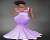 Purple FishTail Gown