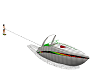 water ski  boat animated