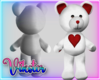 white love teddy bear