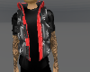 420 BLK/RED VEST + TEE